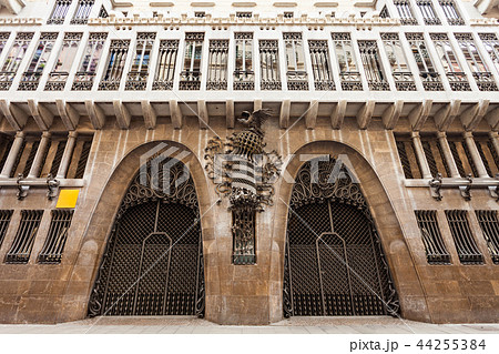 Palau Guell Palace in Barcelona Palau Guell Palace in Barcelona 44255384
