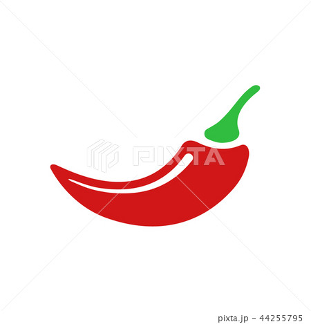 Red hot chili peppers symbol and sign illustration on white background 44255795