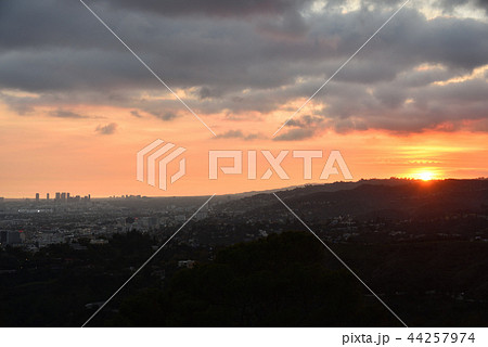 ロサンゼルス夕景、グリフィス天文台から ロサンゼルス夕景、グリフィス天文台から 44257974