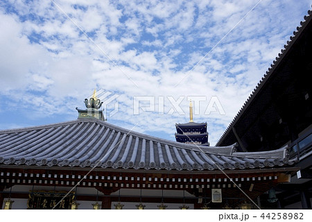 宝塚市の中山寺の五重塔 44258982