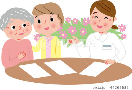 ケアサポート シニア 親子 母娘 ケアサポート シニア 親子 母娘 44262682