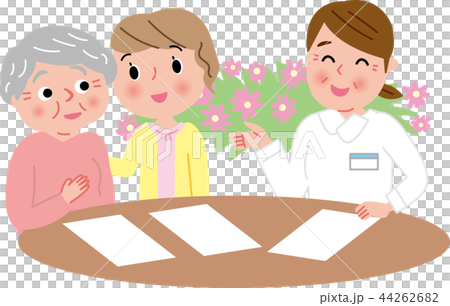 ケアサポート シニア 親子 母娘 ケアサポート シニア 親子 母娘 44262682