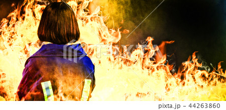 Composite image of female architect standing against white background Composite image of female architect standing against white background 44263860