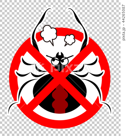 セアカゴケグモのイラスト セアカゴケグモのイラスト 44265087