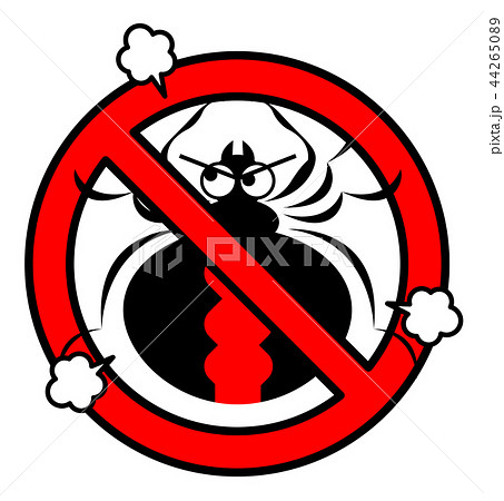 セアカゴケグモのイラスト 44265089