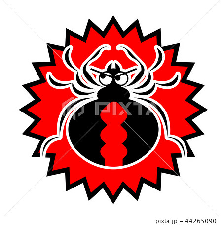 セアカゴケグモのイラスト セアカゴケグモのイラスト 44265090