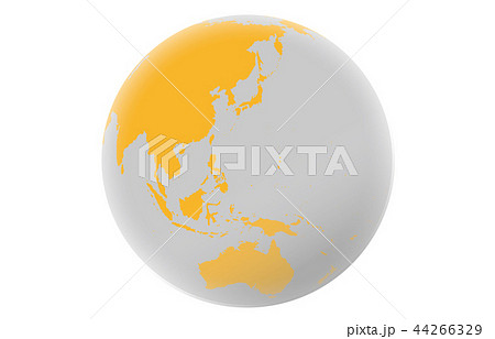 地球日本グレー橙 44266329