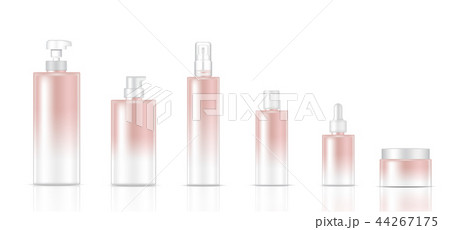 Mock up Realistic Rose gold SkincareBottle Product 44267175
