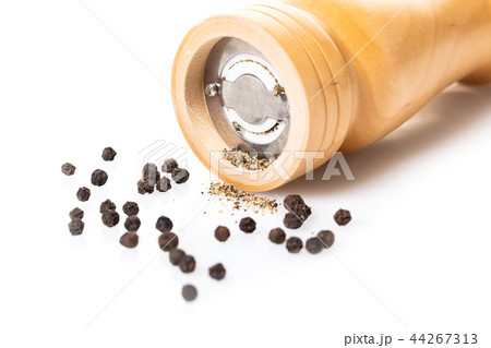 wooden pepper closeup 44267313