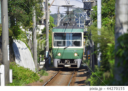 江ノ電500形電車 【神奈川県鎌倉市】 夏の午後 44270155