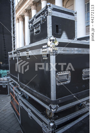 Preparing the stage for a concert Preparing the stage for a concert 44272113