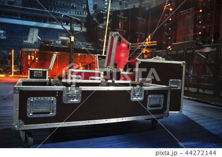 Preparing the stage for a concert Preparing the stage for a concert 44272144
