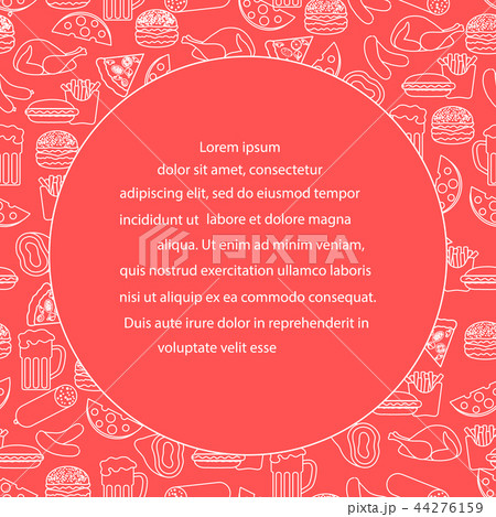 Beer, different types of food and fast food Beer, different types of food and fast food 44276159