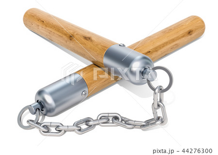 Nunchaku, 3D rendering 44276300