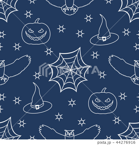 Halloween 2019 vector seamless pattern Halloween 2019 vector seamless pattern 44276916