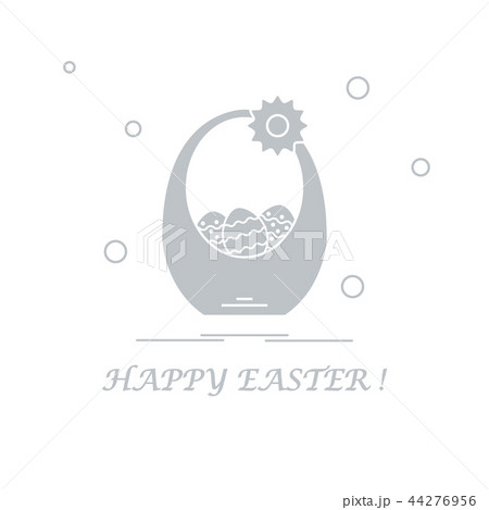 Cute vector illustration with symbols for Easter 44276956