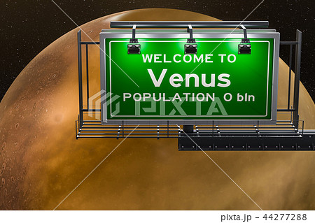Welcome to Venus concept, 3D rendering 44277288