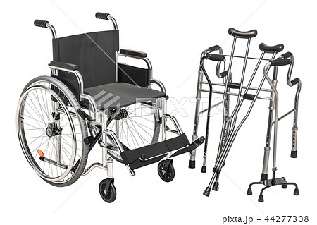 Wheelchair, walking frame and crutches Wheelchair, walking frame and crutches 44277308