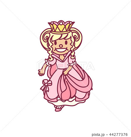 Vector Little Princess Queenのイラスト素材