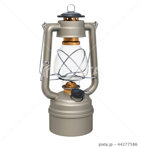 Antique Kerosene Lantern, 3D rendering Antique Kerosene Lantern, 3D rendering 44277586