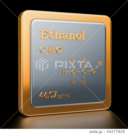 Ethanol. Icon, chemical formula Ethanol. Icon, chemical formula 44277820