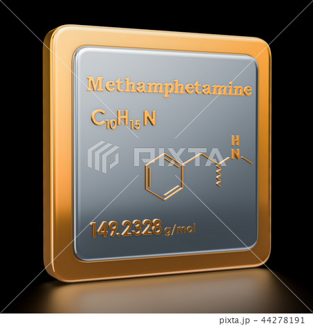 Methamphetamine. Icon, chemical formulaのイラスト素材 [44278191] - PIXTA