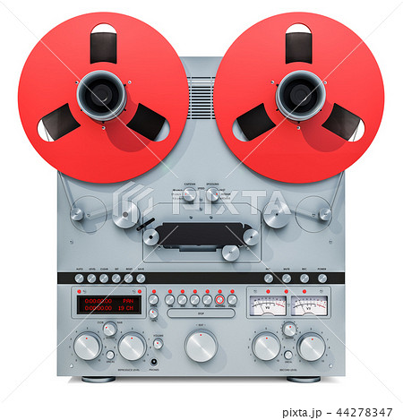 Vintage reel to reel tape recorder. Vector illustration in retro style.  5657057 Vector Art at Vecteezy