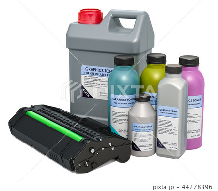 Toner cartridge with colored graphics toner 44278396