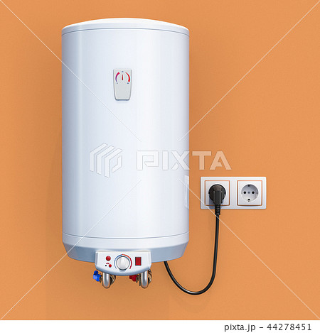 white tank electric water heater in interior white tank electric water heater in interior 44278451
