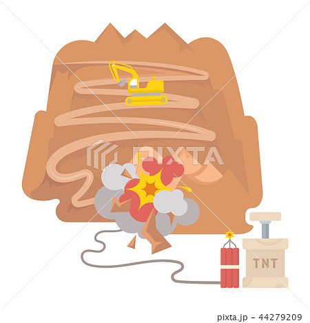 Vector Illustration of the Quarry 44279209
