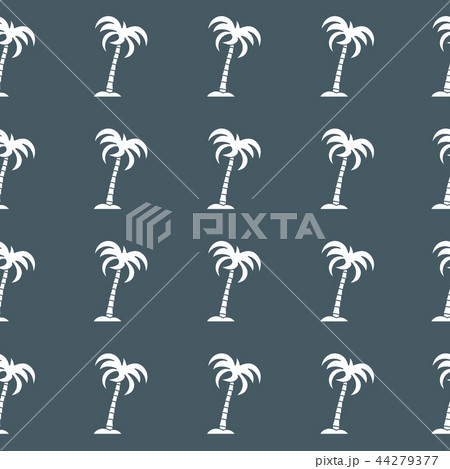 Seamless pattern with palm trees 44279377