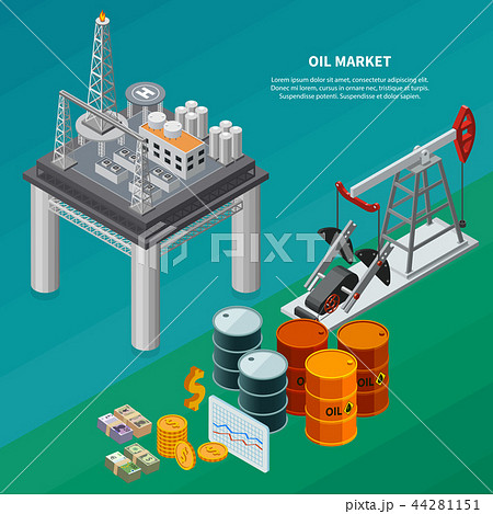 Oil Industry Isometric Composition 44281151