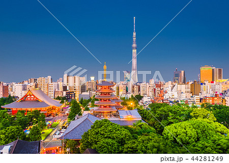 Asakusa, Tokyo, Japan Skyline Asakusa, Tokyo, Japan Skyline 44281249