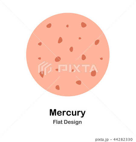 Mercury Flat Illustration 44282330