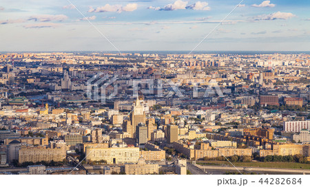 panoramic view of southwest of Moscow city 44282684