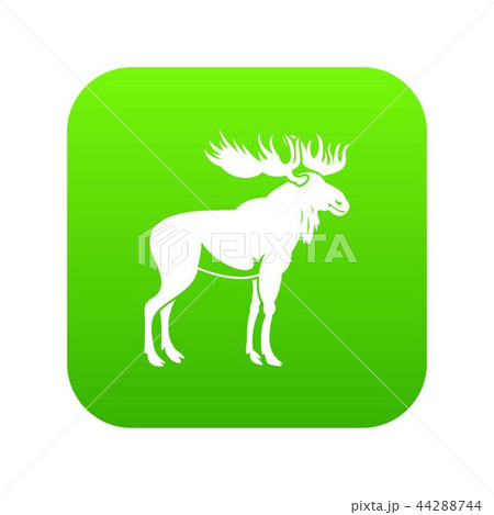 Moose icon digital green Moose icon digital green 44288744
