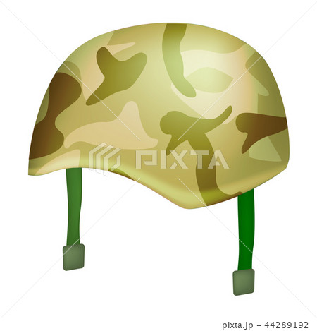Camo helmet mockup, realistic style 44289192
