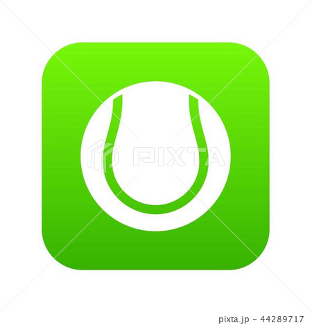 Tennis ball icon digital green Tennis ball icon digital green 44289717