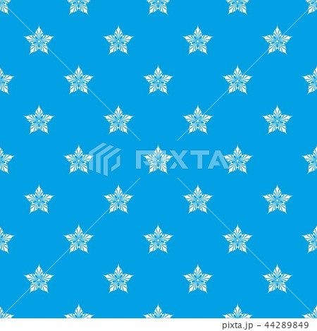 Ornamental star pattern vector seamless blue Ornamental star pattern vector seamless blue 44289849