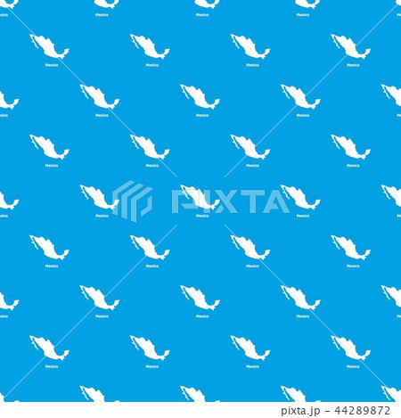 Mexico map pattern vector seamless blue Mexico map pattern vector seamless blue 44289872