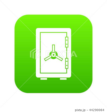 Safe icon digital green Safe icon digital green 44290064