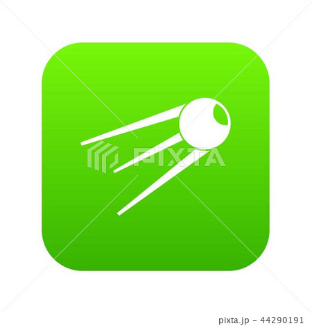 Sputnik icon digital green Sputnik icon digital green 44290191