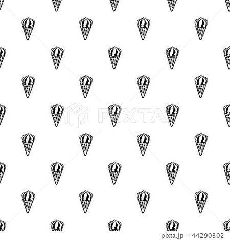 Chocolate ice cream icon, outline style 44290302