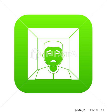 Man icon digital green Man icon digital green 44291344