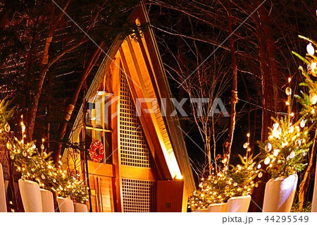 軽井沢のクリスマスの灯り 軽井沢のクリスマスの灯り 44295549