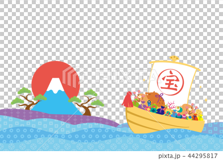 新年的卡片模板 44295817