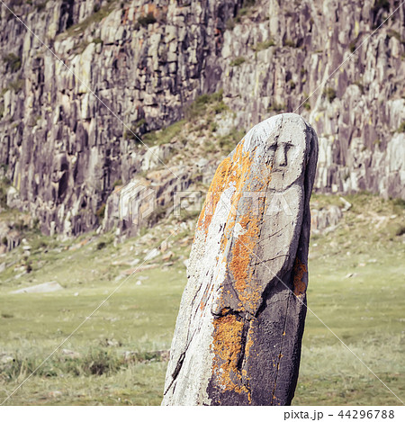 Chui Deer stone Adyr-Kan. Ancient stone. Altai 44296788