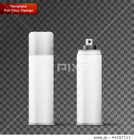 White metal bottle with sprayer cap for cosmetic 44297113