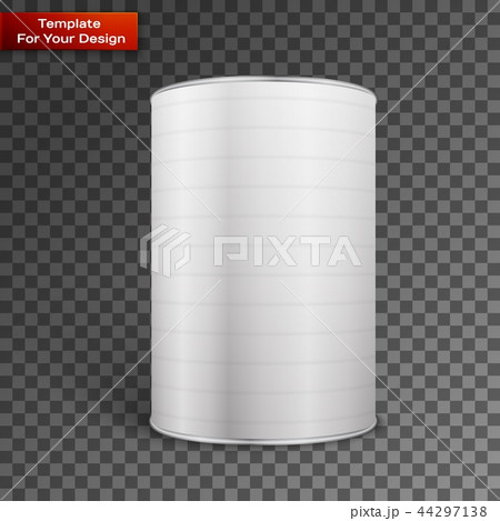 White Blank Tincan Metal Tin Can White Blank Tincan Metal Tin Can 44297138
