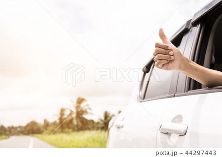 The symbol of a hand raised for help. 44297443